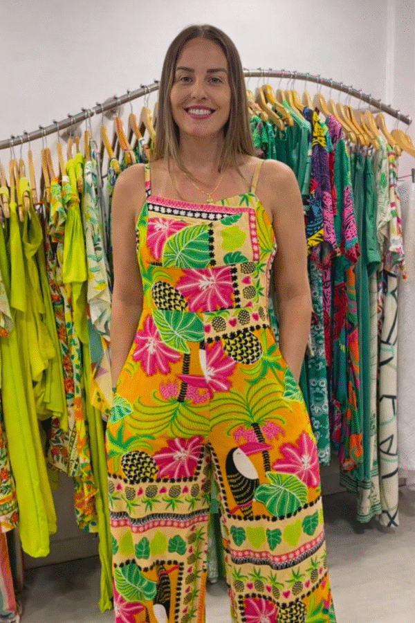 Macacão Sarah Verão Tropicália